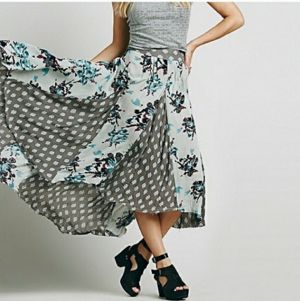 FREE PEOPLE Show off your maxi skirt--soft mint